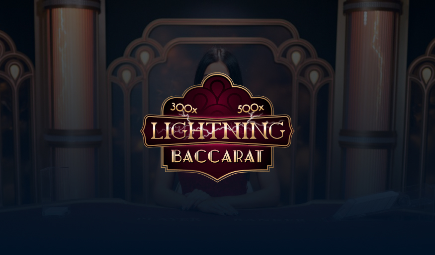 Lightning Baccarat von Evolution Gaming im Casino online.