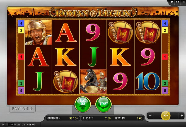 Roman Legion online Spielautomat