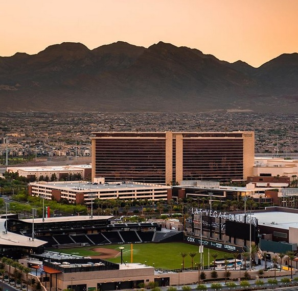 Red Rock Casino Las Vegas Luftaufnahme Panorama Red Rock Canyon