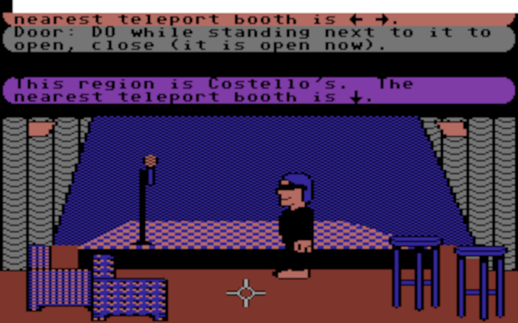 Screenshot aus der Habitat Spielwelt