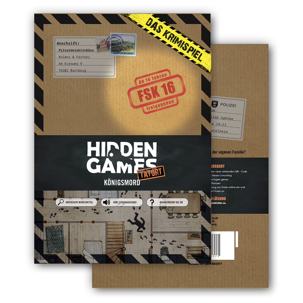 Königsmord Krimispiel von Hidden Games